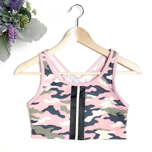 PINK Victoria's Secret Other - PINK Victoria's Secret Women's Active Sports Bra Pink Camo Size S-DD